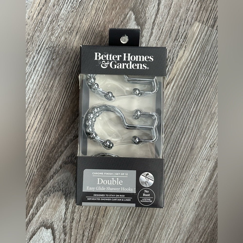 Better Homes And Gardens Chrome Finish Shower Hooks